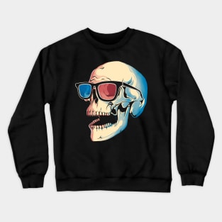 3D Horror Movie Crewneck Sweatshirt